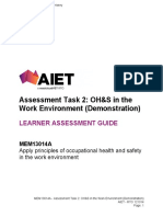 Assessment Task 2: OH&S in The Work Environment (Demonstration)