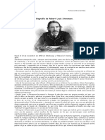 Biografía de Robert Louis Stevenson