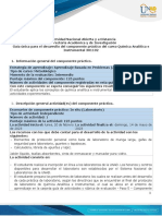 Guía para El Desarrollo Del Componente Práctico Química Analítica e Instrumental 301102