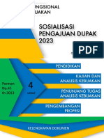 Sosialisasi Pengajuan Dupak 2023