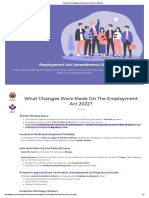 What Changes Were Made On The Employment Act 2022?