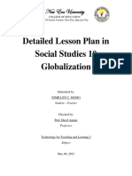 Detailed Lesson Plan in Social Studies 10 Globalization: New Era University