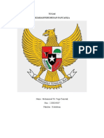 Tugas Sejarah Perumusan Pancasila: Nama: Mohammad Tri Yoga Tianotak Nim: 2200034087 Fakultas: Kedoktran