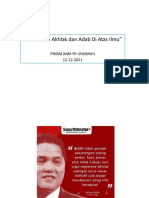 Dahulukan Akhlak Dan Adab