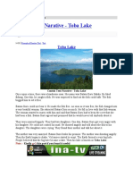 Text Narative Lake Toba