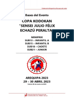 Copa Kodokan "Sensei Julio Félix Echazú Peralta": Bases Del Evento