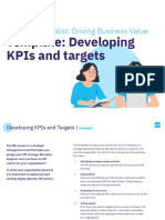 Developing KPIs Targets