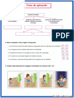 Ficha de Aplicación: 1. Completa Este Esquema. Función de Relación