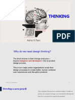 Design Thinking: Ashis K Pani