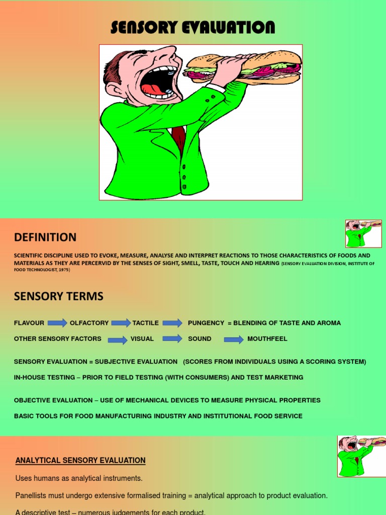 Sensory Evaluation Session 1 2021 | PDF | Odor | Taste