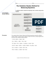 Oxidation Number Balancing 4u1