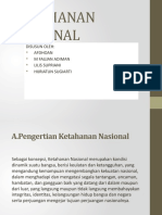 Ketahanan Nasional: Disusun Oleh: Afdhoan M Faujan Adiman Lilis Supriani Hijriatun Sugiarti