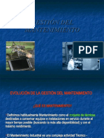 Gestión del mantenimiento industrial