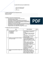 Analisis Pencapaian Kompetensi VI