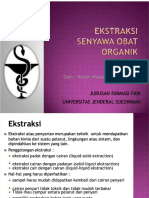 PDF Ekstraksi Senyawa Obat Organik Fix - Compress