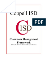 Coppell ISD: Classroom Management Framework