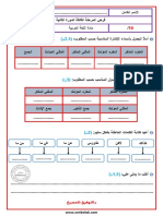 مدونة العبقري 6 الإملاء فرض المرحلة الثالثة الدورة الثانية-1