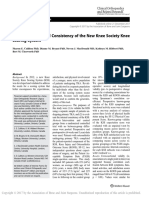 Validity and Internal Consistency of The New Knee Society Knee
