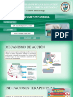 Dexmedetomidina: Universidad Peruana Los Andes Facultad de Medicina Humana