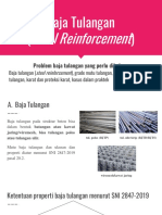 Baja Tulangan : Steel Reinforcement