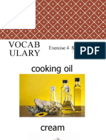 Vocab Ulary: Exercise 4 Seasonings (U5)
