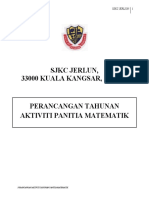 Perancangan Tahunan Matematik 2018