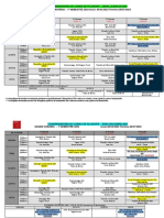 Grade horária do curso de Filosofia