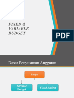 Fixed & Variable Budget