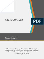 Sales Budget