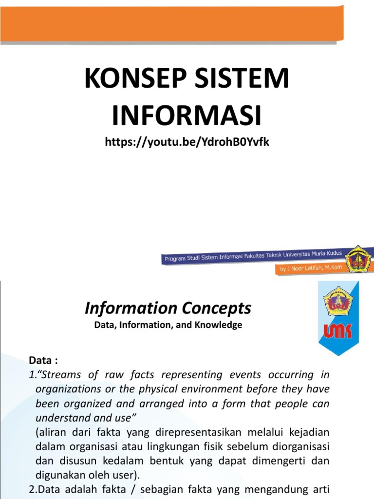 Konsep Sistem Informasi 2 | PDF
