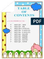 Table of Contents