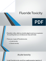 Fluoride Toxicity: Acute vs Chronic Effects