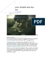 5 Signs Your Emails Are Too Aggressive