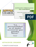 Motivación Y Personalidad Del Consumidor