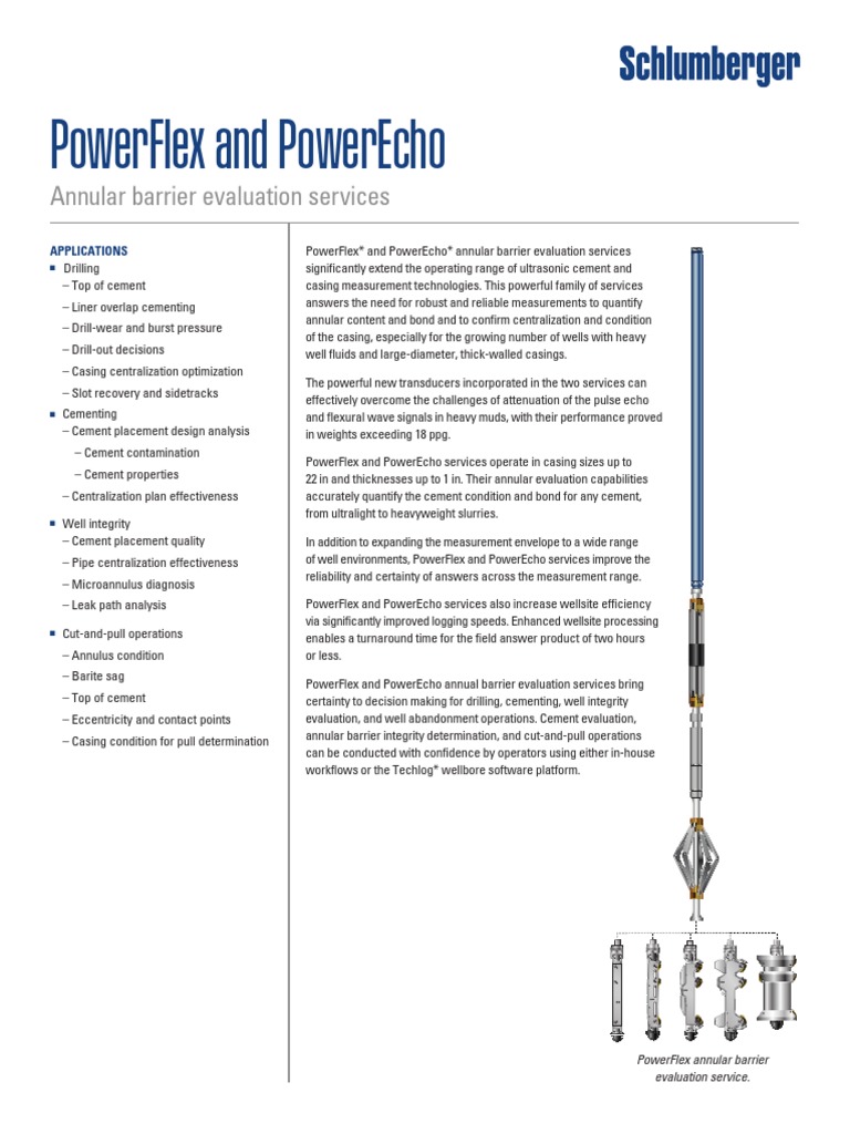 Powerflex Powerecho Ps | PDF | Casing (Borehole) | Mechanical Engineering