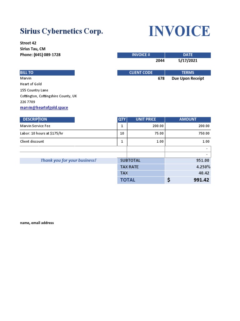 Invoice 2 Pdf