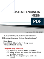 Sistem Pendingin Mesin: Lombok, 01-02-2023