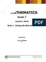 Math 7 For Project Numeracy