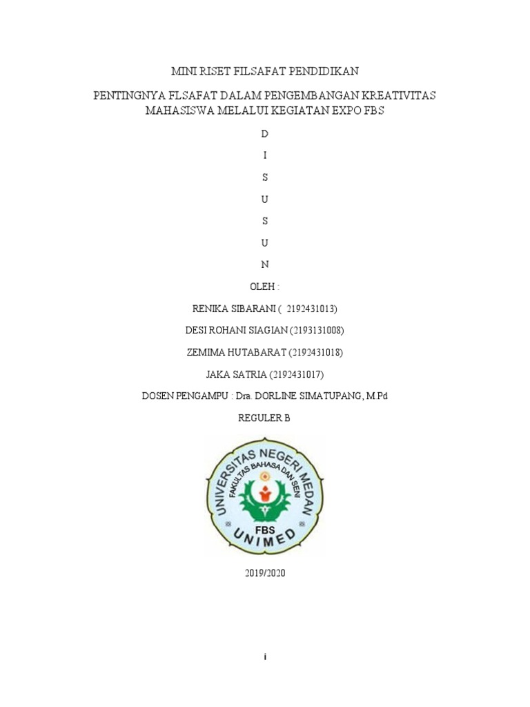 MINI RISET RENIKA Unimed | PDF
