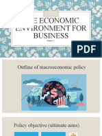 The Economic Environment For Business