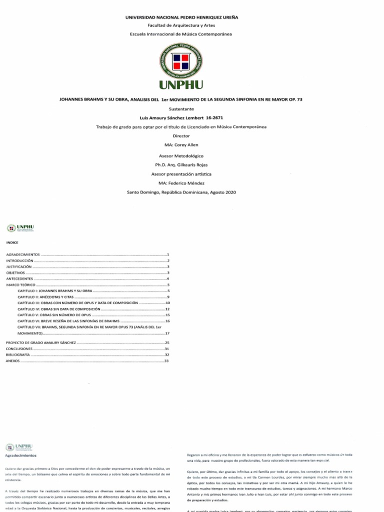 Unphu: Facultad de Rnacional | PDF | Johannes Brahms | Robert Schumann