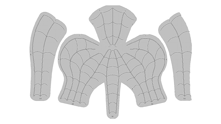 Spider Man Fabric Mask Template by AlexCerva MX PDF