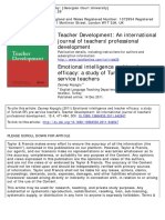 Teacher Development: An International Journal of Teachers' Professional Development