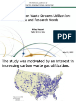Carbon Waste Gas Utilization Research Needs