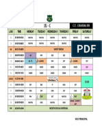Ix C Timetable 2023-24