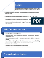 SLD 5 Normalizations