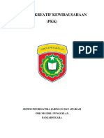 Produk Kreatif Kewirausahaan (PKK) : Sistem Informatika Jaringan Dan Aplikasi SMK Negeri 1 Punggelan Banjarnegara