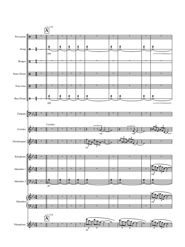 Ready Player One Percussion Ensemble PDF Music Production Music