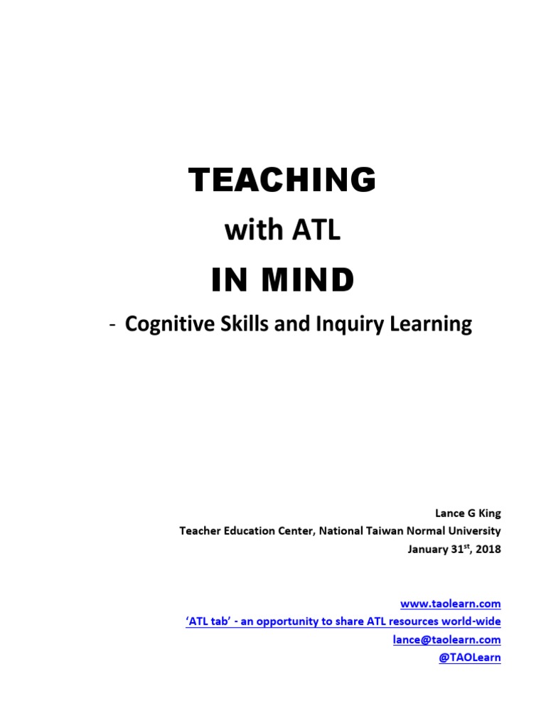 Teaching ATL Skills in IB Programs | PDF