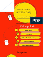 Biaya Tetap (Fixed Cost) : Dosen Pengampuh Mata Kuliah Widya Fernanda Putri, S.T.,M